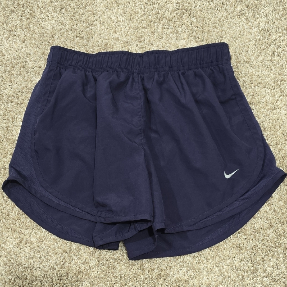 Nike Women's Deep Purple Running Shorts With Built In Underwear